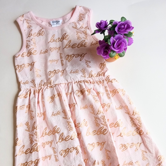 bebe Other - Bebe girls dress pink & Gold 4T